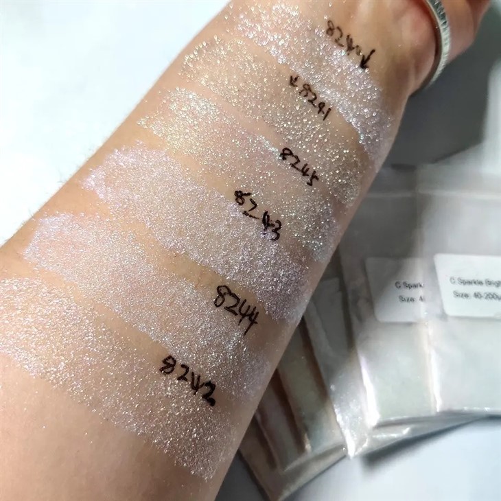 Cosmetische kwaliteit borosilicaatglas Super Flash parelspigment